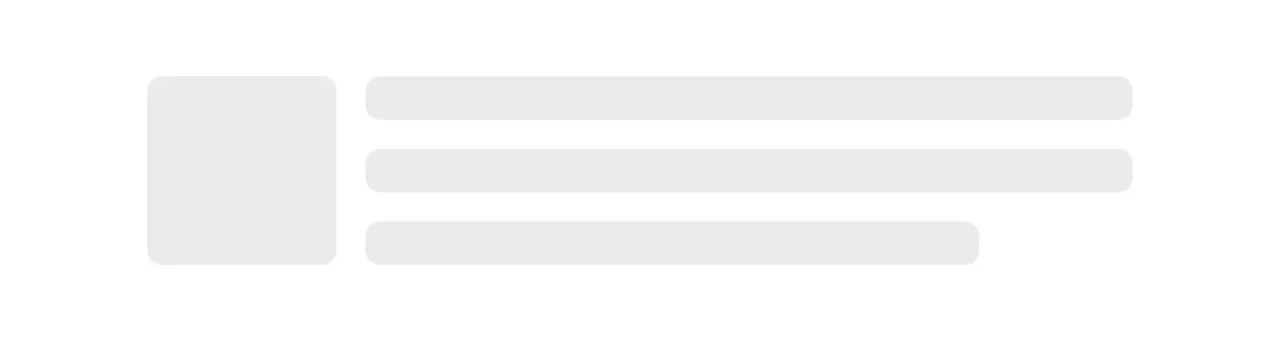 A skeleton loader with a shimmer animation